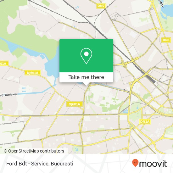 Ford Bdt - Service map