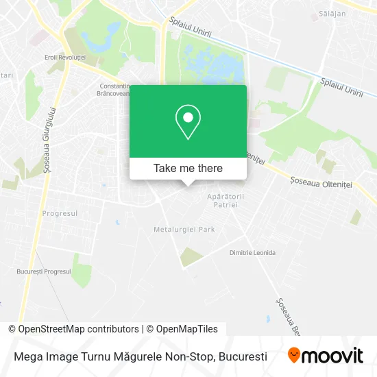 Mega Image Turnu Măgurele Non-Stop map