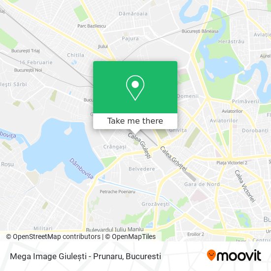 Mega Image Giulești - Prunaru map