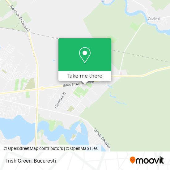 Irish Green map