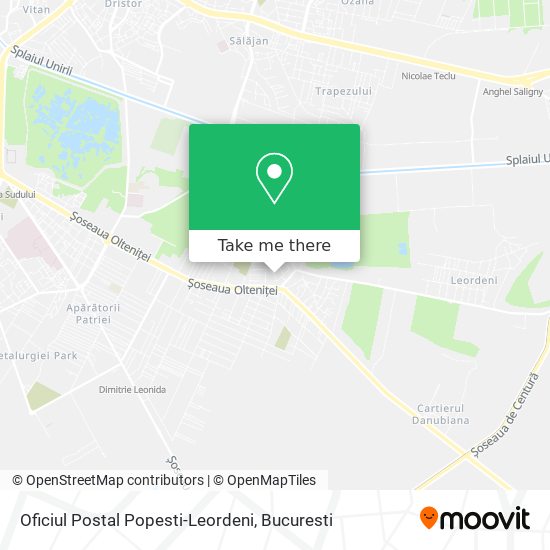 Oficiul Postal Popesti-Leordeni map