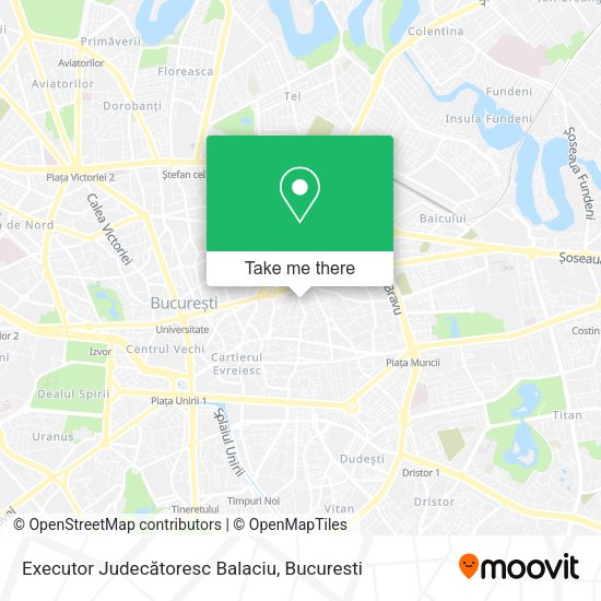 Executor Judecătoresc Balaciu map