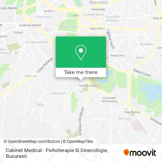 Cabinet Medical - Psihoterapie Si Ginecologie map