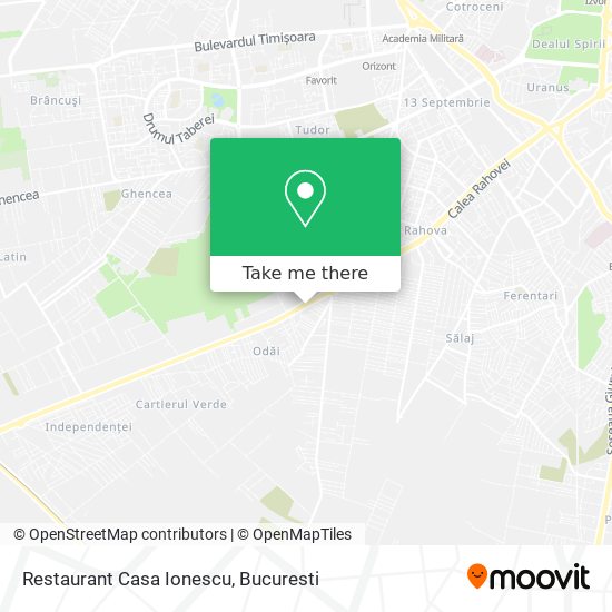 Restaurant Casa Ionescu map