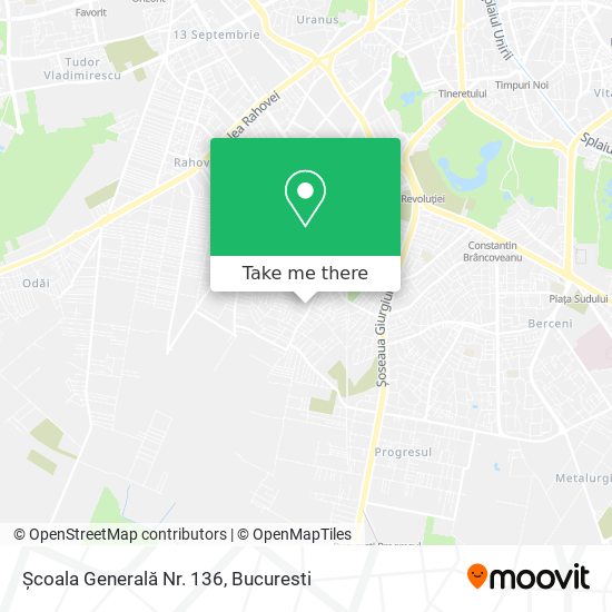 Școala Generală Nr. 136 map
