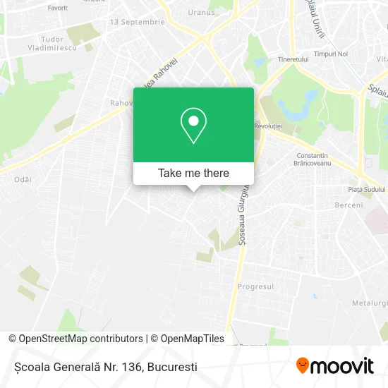 Școala Generală Nr. 136 map