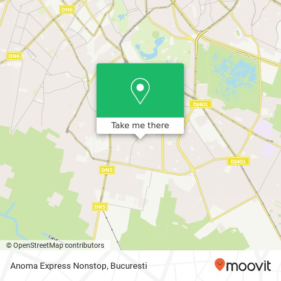 Anoma Express Nonstop map
