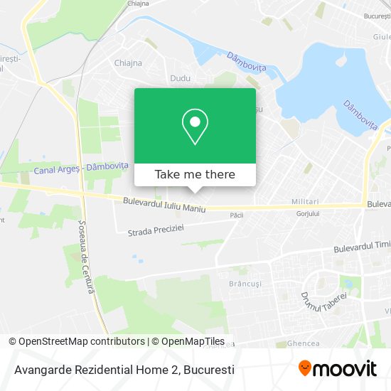 Avangarde Rezidential Home 2 map