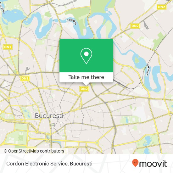 Cordon Electronic Service map