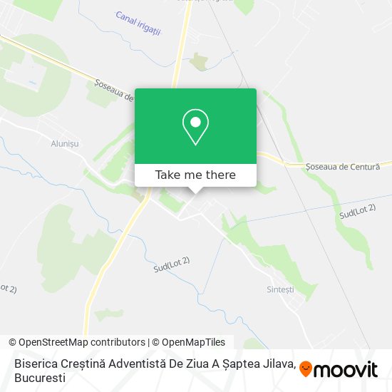 Biserica Creștină Adventistă De Ziua A Șaptea Jilava map