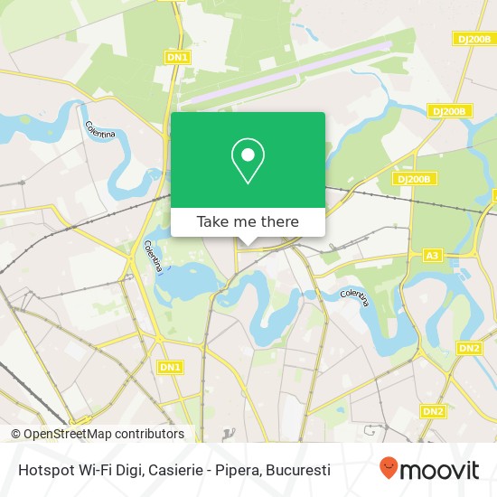 Hotspot Wi-Fi Digi, Casierie - Pipera map