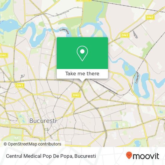 Centrul Medical Pop De Popa map