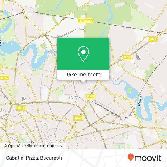 Sabatini Pizza map