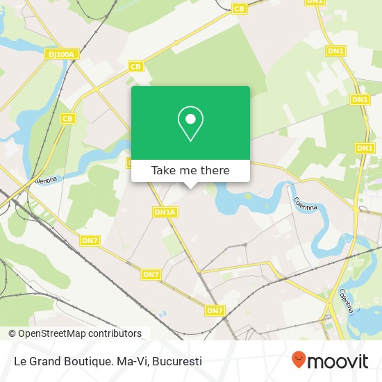 Le Grand Boutique. Ma-Vi map