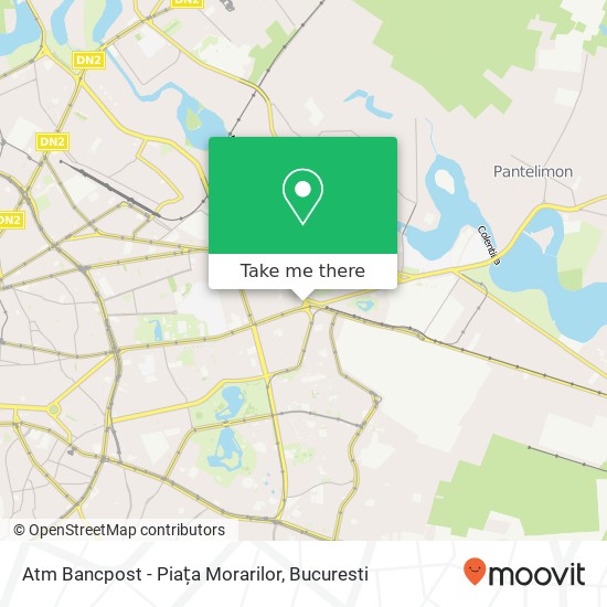 Atm Bancpost - Piața Morarilor map