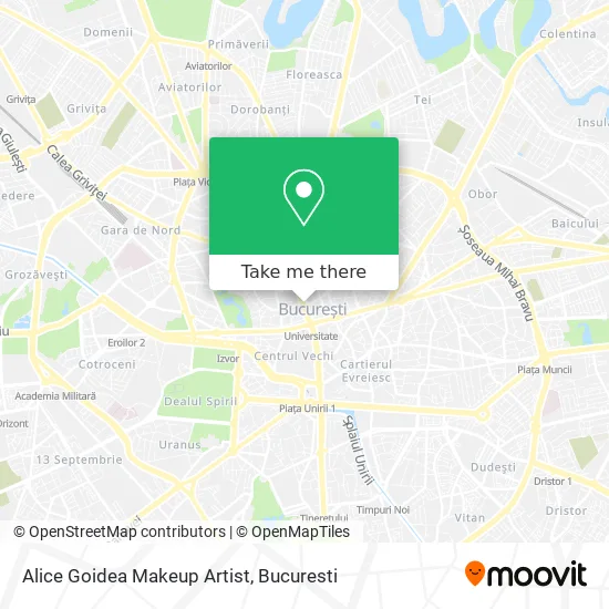 Alice Goidea Makeup Artist map