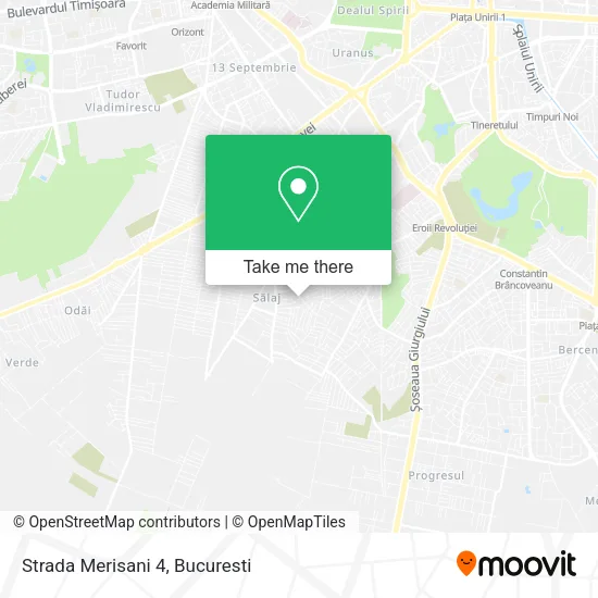 Strada Merisani 4 map