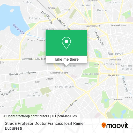 Strada Profesor Doctor Francisc Iosif Rainer map