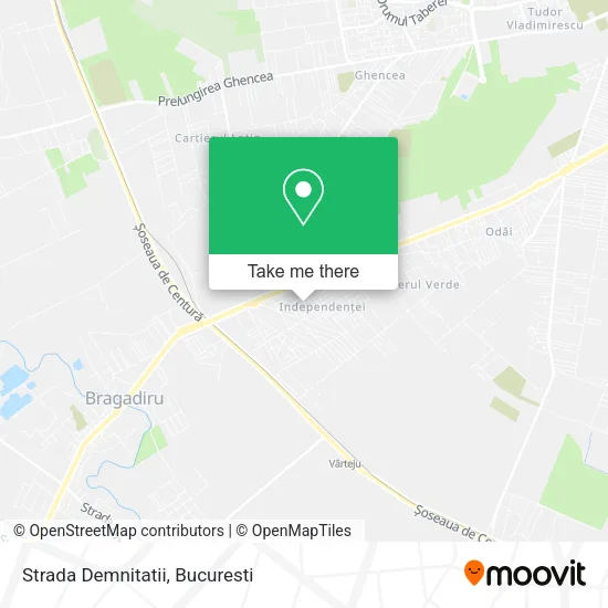 Strada Demnitatii map