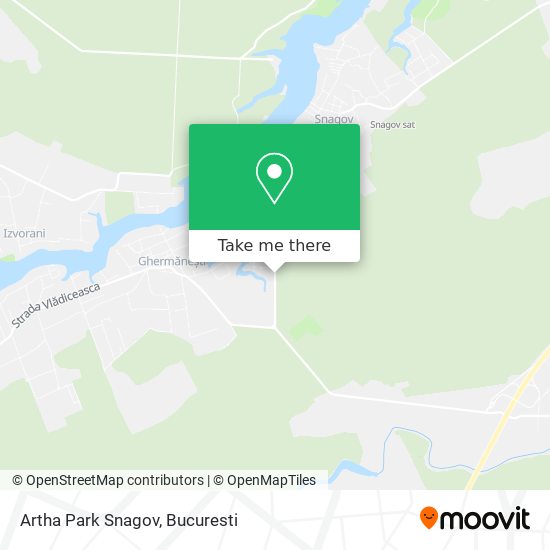 Artha Park Snagov map