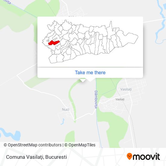 Comuna Vasilaţi map