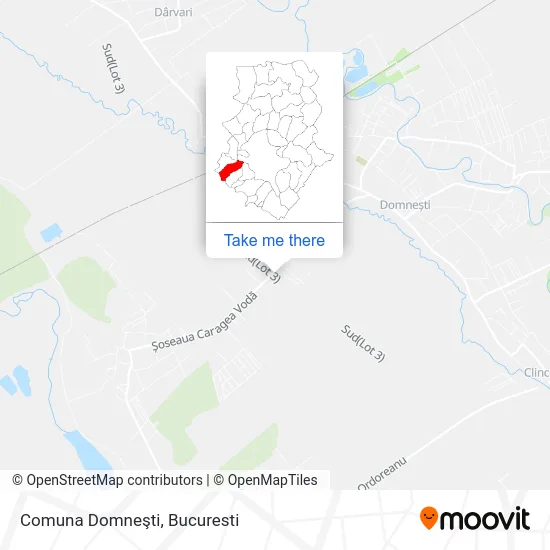 Comuna Domneşti map