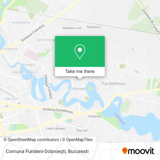 Comuna Fundeni-Dobroeşti map