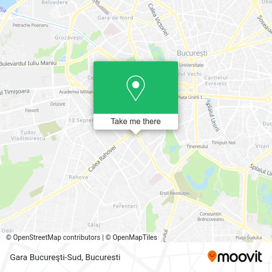 Gara Bucureşti-Sud map