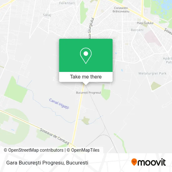 Gara Bucureşti Progresu map