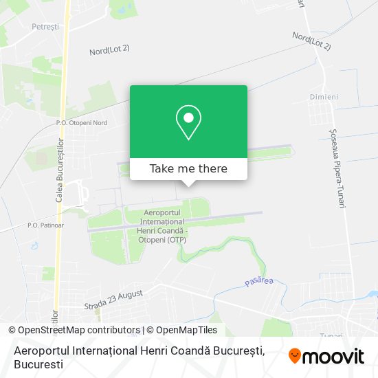 Aeroportul Internațional Henri Coandă București map
