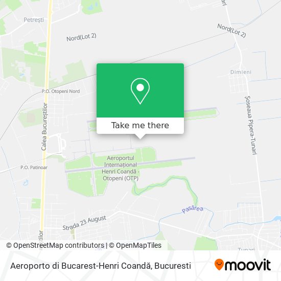 Aeroporto di Bucarest-Henri Coandă map