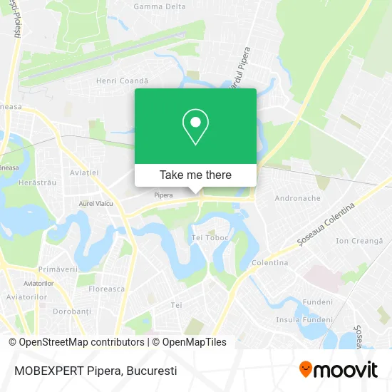 MOBEXPERT Pipera map