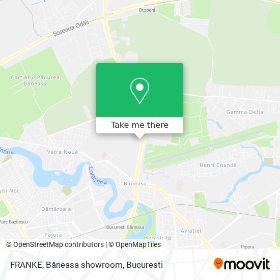 FRANKE, Băneasa showroom map