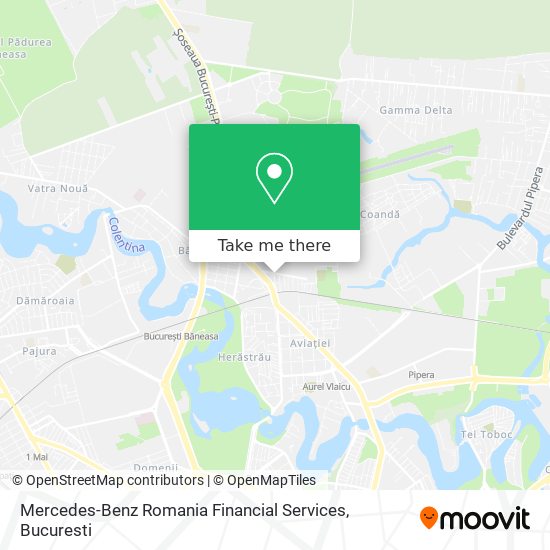 Mercedes-Benz Romania Financial Services map