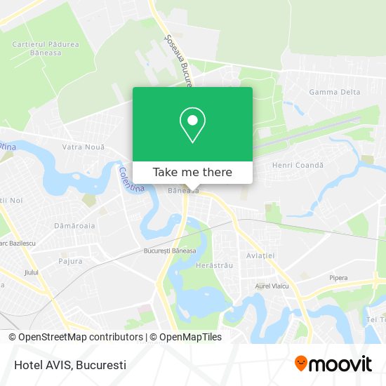 Hotel AVIS map