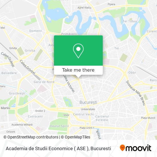 Academia de Studii Economice ( ASE ) map