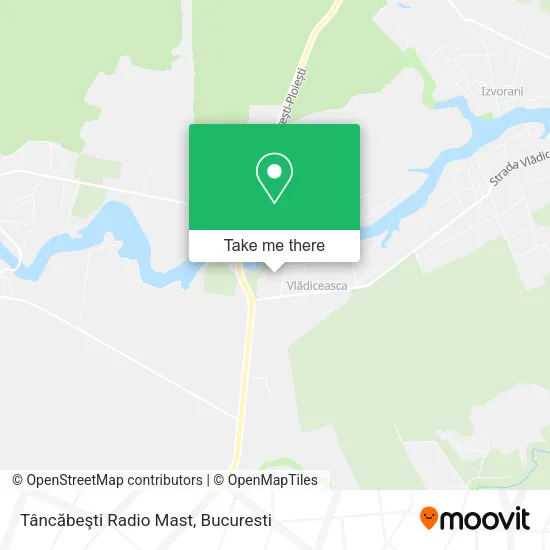 Tâncăbeşti Radio Mast map