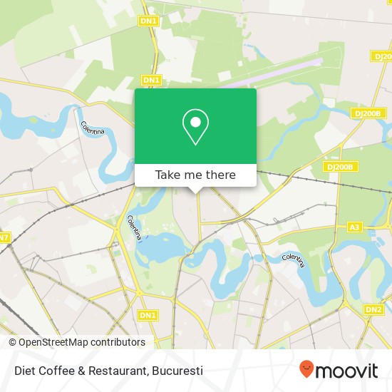 Diet Coffee & Restaurant map