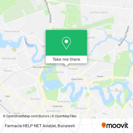 Farmacia HELP NET Aviației map