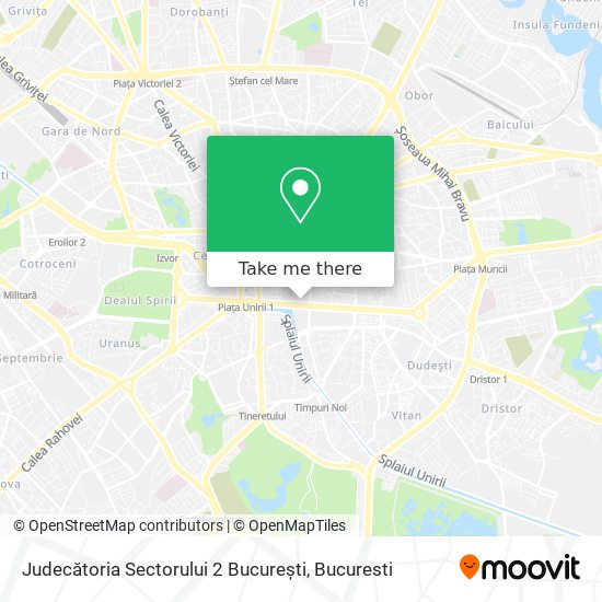 Judecătoria Sectorului 2 București map