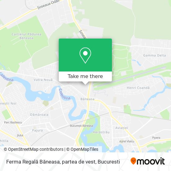 Ferma Regală Băneasa, partea de vest map