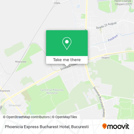 Phoenicia Express Bucharest Hotel map