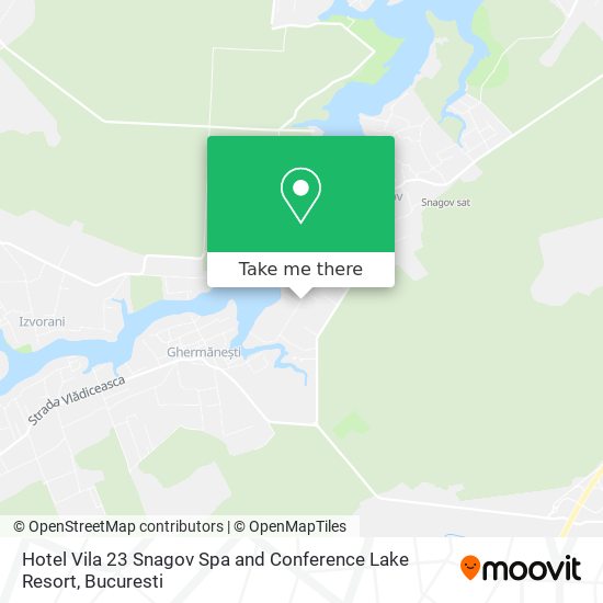 Hotel Vila 23 Snagov Spa and Conference Lake Resort map