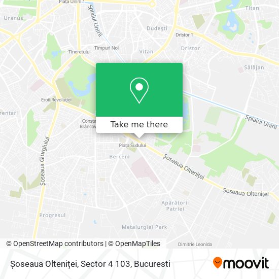 Șoseaua Olteniței, Sector 4 103 map