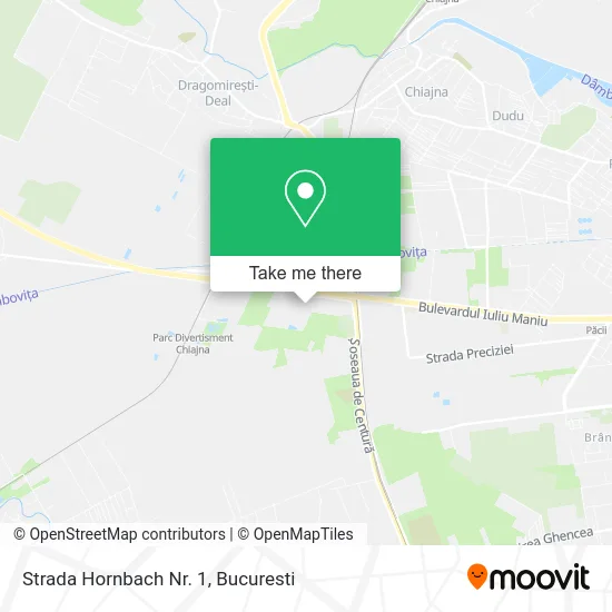 Strada Hornbach Nr. 1 map