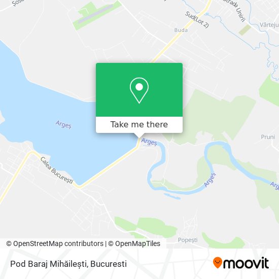 Pod Baraj Mihăilești map