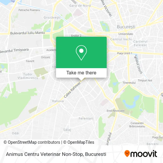 Animus Centru Veterinar Non-Stop map