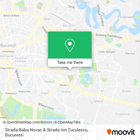 Strada Baba Novac & Strada Ion Țuculescu map