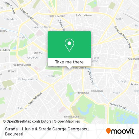 Strada 11 Iunie & Strada George Georgescu map