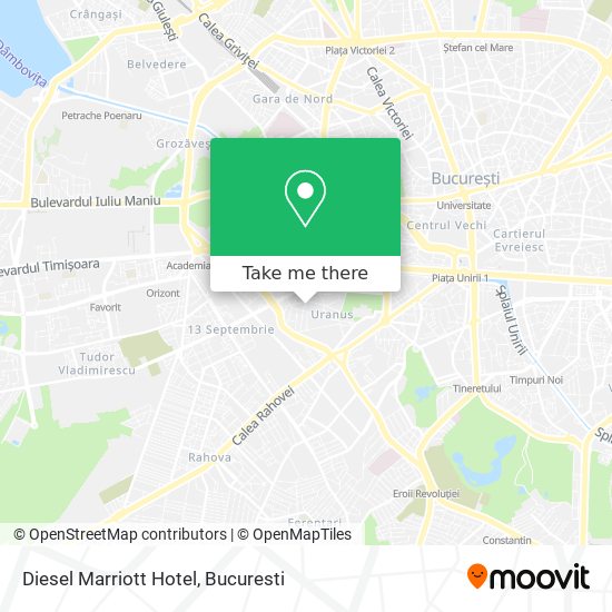 Diesel Marriott Hotel map
